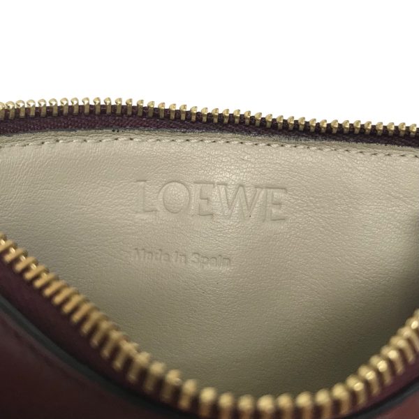 8020000984300 13 LOEWE Anagram CoinCard Case Bordeaux