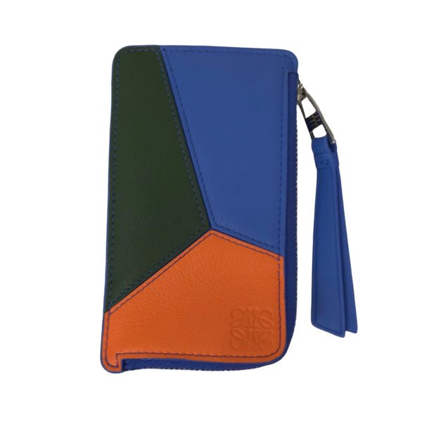 8020000984515 2 LOEWE Puzzle Coin Card Holder Coin Case Blue Orange Green