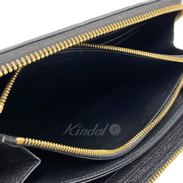 8032000525285 10 LOUIS VUITTON Empreinte Zippy Wallet Long Wallet Black