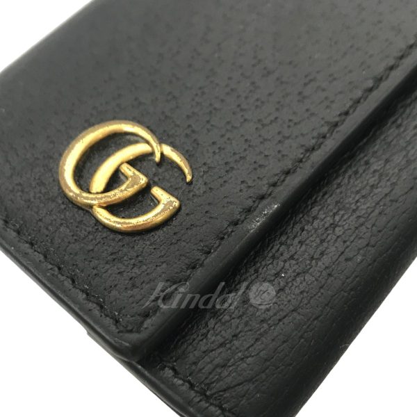 8033001407082 10 GUCCI GG Marmont 6 Key Case 435305 Black