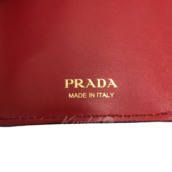 8033001465709 6 PRADA Wallet VITELLO MOVE LOVE Black