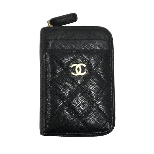 8033001561760 1 CHANEL Timeless Line Matelasse Caviar Skin Case Black