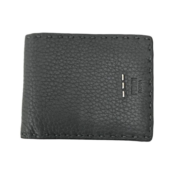 8033001573428 1 FENDI Selleria Wallet Black