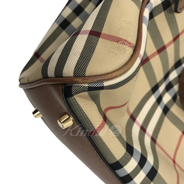 8033001584004 9 BURBERRY Nova Check Tote Bag Beige