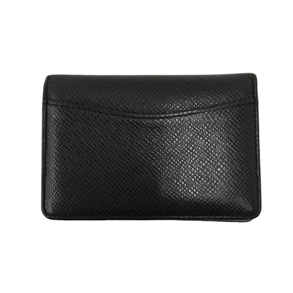 8033001609349 2 LOUIS VUITTON Taiga Pocket Organizer Ardoise Card Case M30512 Black