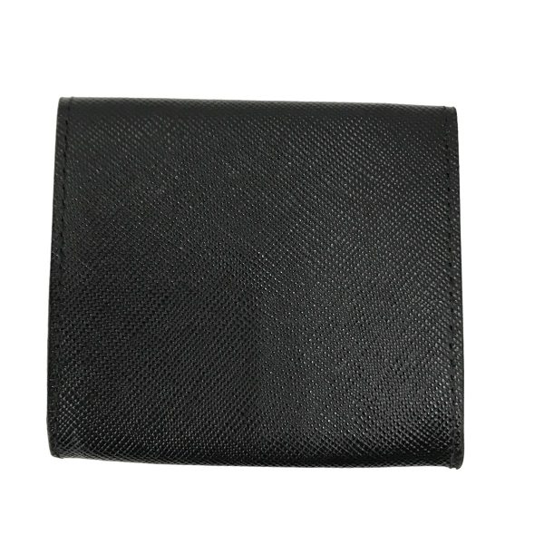 8033001626629 2 PRADA Saffiano Coin Case Black