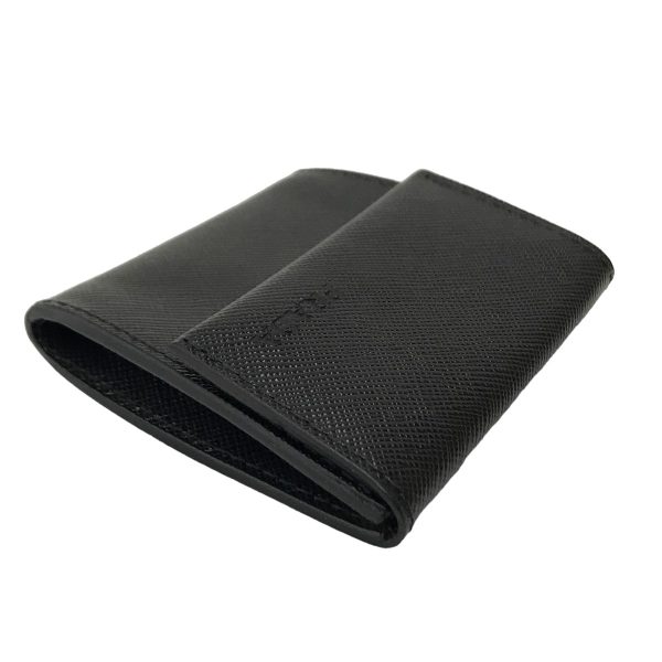 8033001626629 3 PRADA Saffiano Coin Case Black