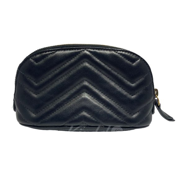 8039000755032 2 GUCCIGG Marmont Pouch Black