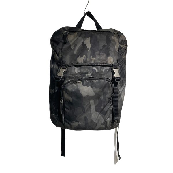 8039000788535 1 PRADA camouflage backpack green