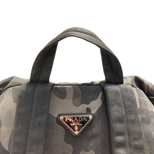 8039000788535 15 PRADA camouflage backpack green