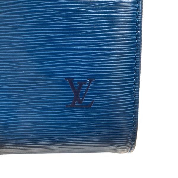 8039000791122 13 LOUIS VUITTON Speedy 30 Toledo Blue Handbag M43005 Blue