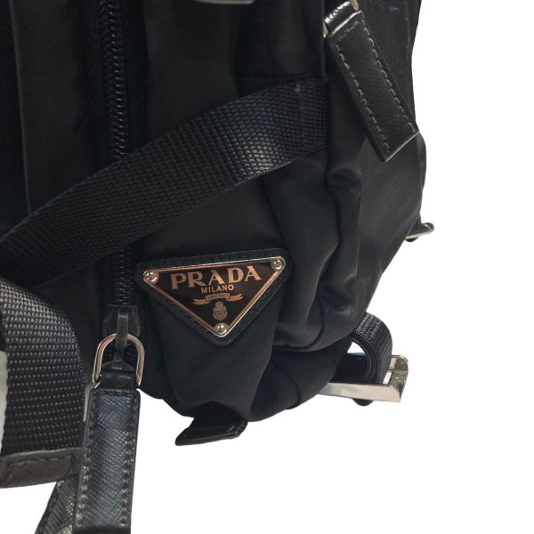 8039000796882 15 PRADA TESSUTO MONT Backpack Black