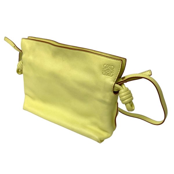 8040000731605 1 LOEWE Flamenco Clutch Mini Pale Lime