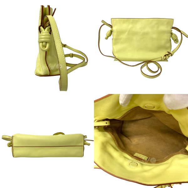 8040000731605 3 LOEWE Flamenco Clutch Mini Pale Lime