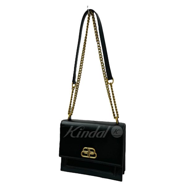 8040000760759 4 BALENCIAGA Chain Shoulder Bag Black