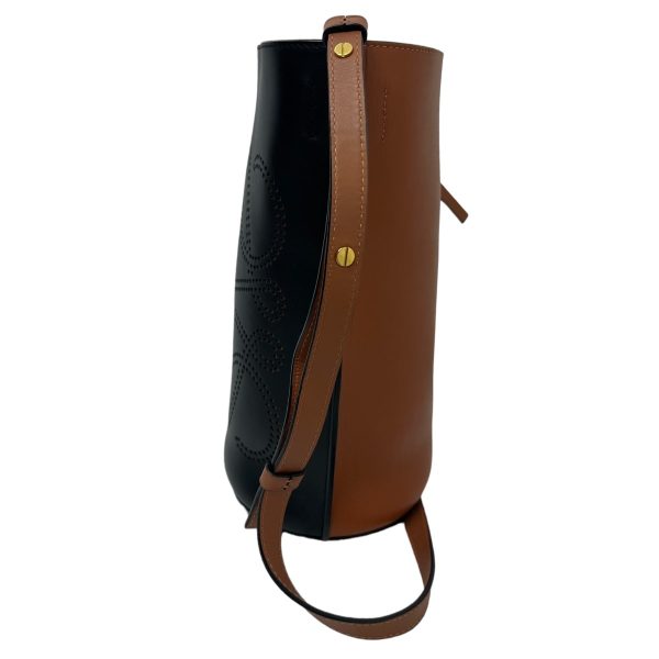 8040000788661 3 LOEWE Anagram Gate Bucket Bag Black Brown