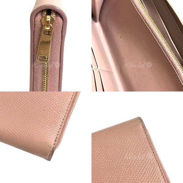 8042000306388 3 CELINE Long Wallet Pink