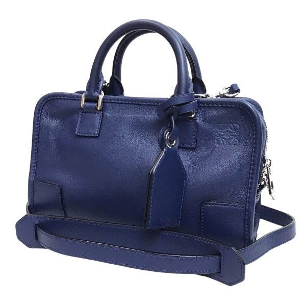 8042000355775 1 LOEWE Amazona 23 2WAY handbag Blue