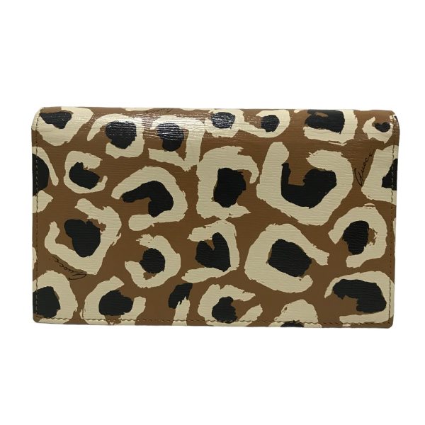 8042000432308 3 GUCCI Leopard Chain Wallet Beige