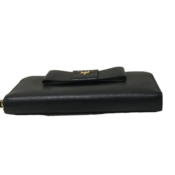 8042000460462 14 PRADA Wallet Long Wallet Black 290624