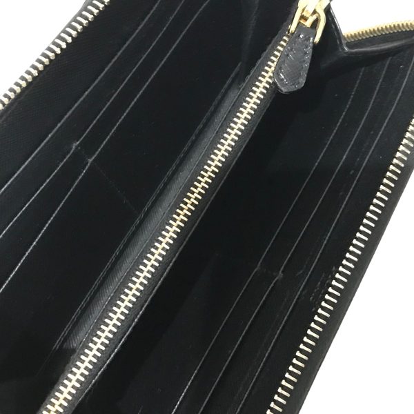 8042000460462 15 PRADA Wallet Long Wallet Black 290624