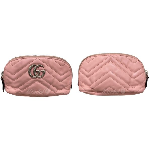 8045000676888 2 GUCCI GG pouch pink