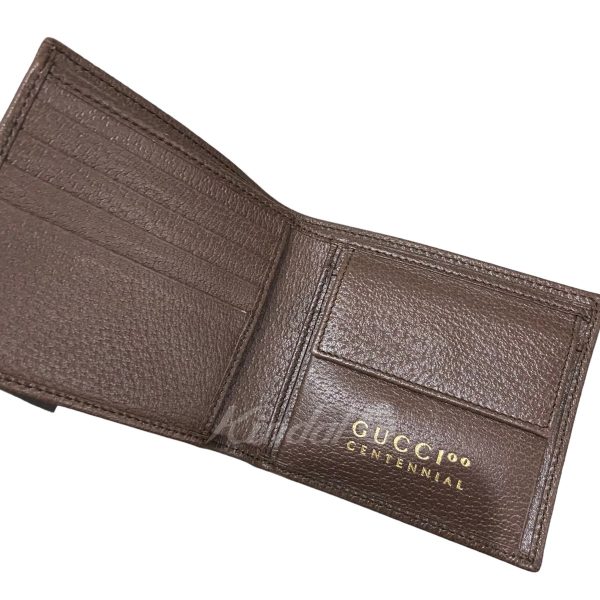 8045000726156 6 GUCCI 100th Anniversary Wallet Brown