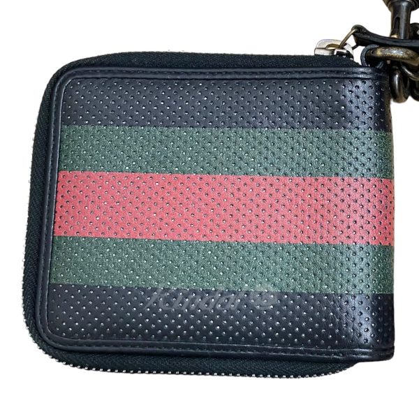 8045000808036 8 GUCCI Wallet webbing line chain black