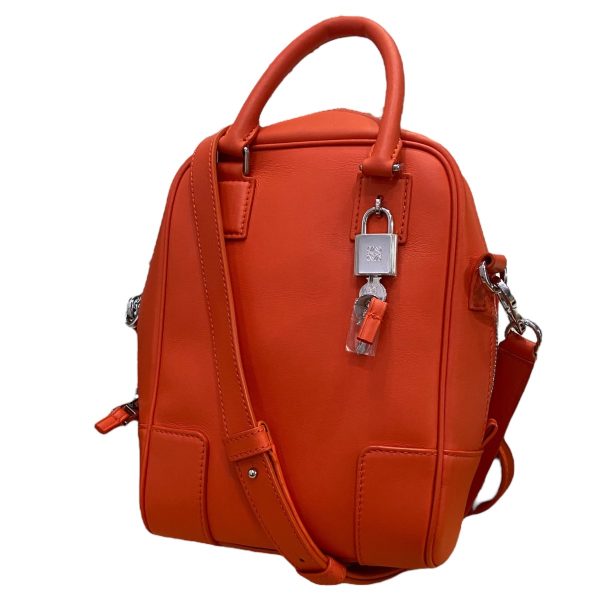 8045000834073 1 LOEWE Amazona 15 Shoulder Bag Orange