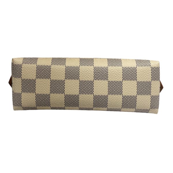 8055000406767 9 LOUIS VUITTON Damier Azur Pochette PM White