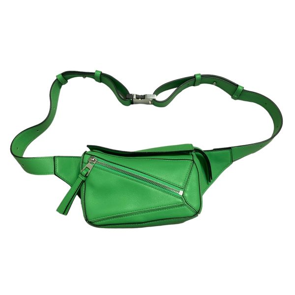 8055000420589 1 LOEWE Puzzle Bum Bag Shoulder Bag Green