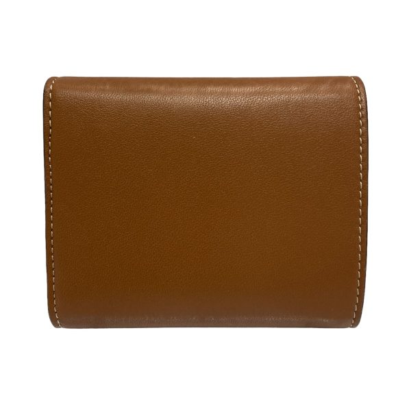 8055000447586 2 CELINE Wallet Small Wallet Triomphe Brown