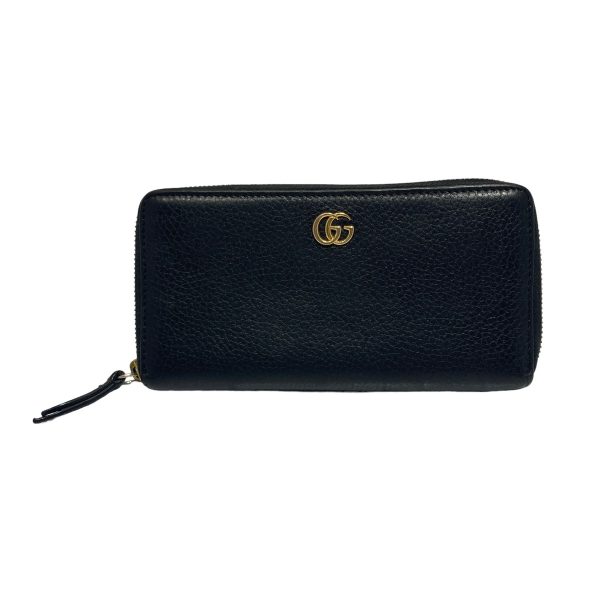 8055000447630 1 GUCCI GG Marmont Long Wallet Black