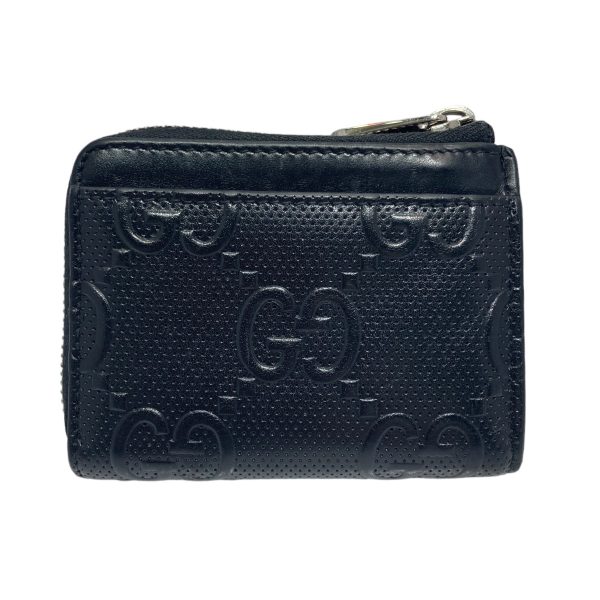 8055000447647 2 GUCCI Wallet GG L Zip Small Wallet Black