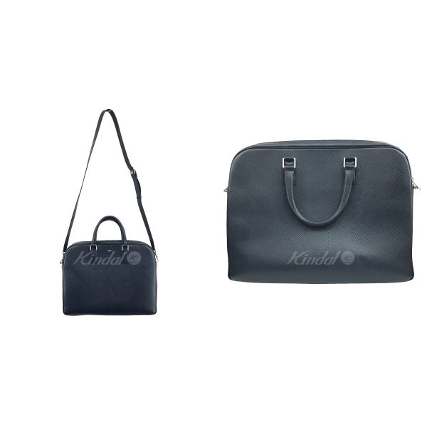 8056000173260 2 CELINE Hedi Slimane medium briefcase grained calfskin Blue