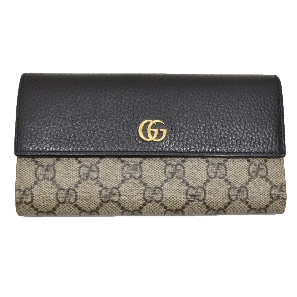 8066000243115 1 GUCCI GG Marmont Continental Wallet Black