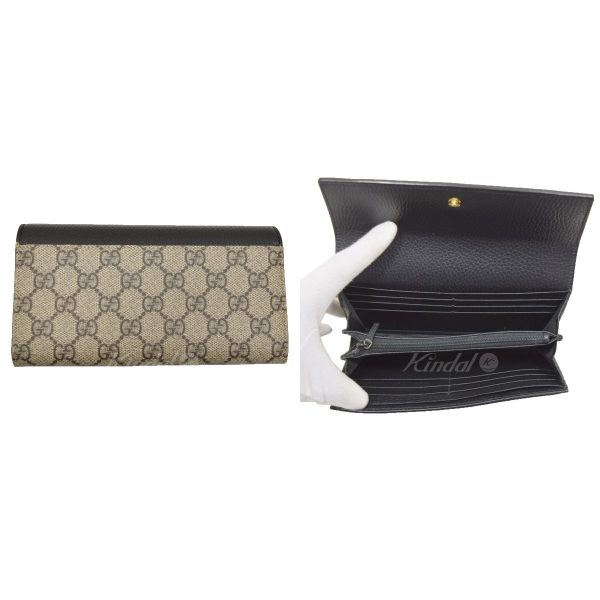 8066000243115 2 GUCCI GG Marmont Continental Wallet Black