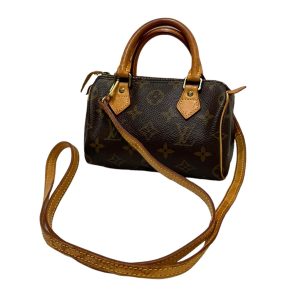 8068000107060 1 Louis Vuitton Speedy Canvas Monogram Handbag Brown