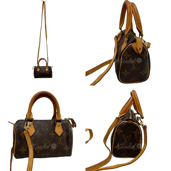 8068000107060 2 LOUIS VUITTON Mini Speedy M41534 2way bag brown