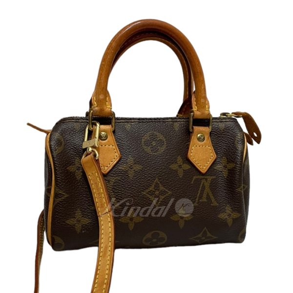 8068000107060 6 LOUIS VUITTON Mini Speedy M41534 2way bag brown