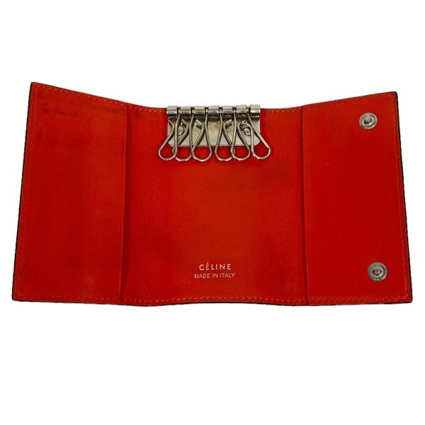 8069000105438 8 CELINE 6 key case Key case Greige Red