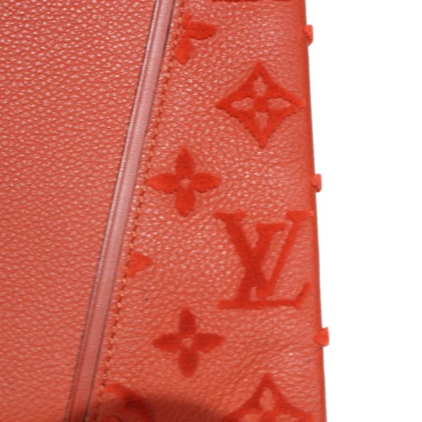 8073000153870 17 LOUIS VUITTON Glam Vereur Pochette W Clutch Shoulder Bag Orange