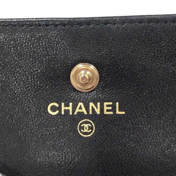 8077000531669 15 CHANEL Card Case Card Holder Caviar Skin Black