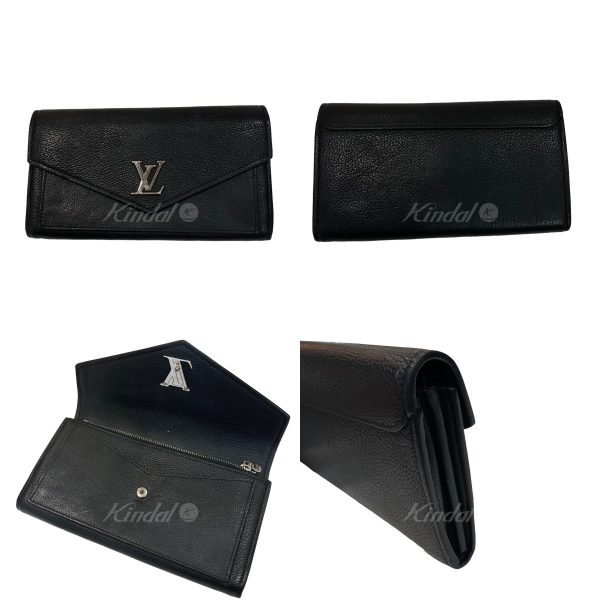 8078000220911 2 LOUIS VUITTON Portefeuil My Lock Me Wallet Long Wallet Black