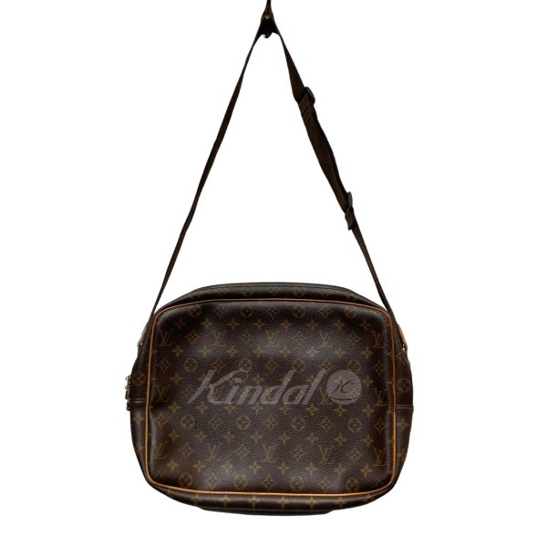 8078000258846 4 LOUIS VUITTON Reporter GM Monogram Shoulder Bag Brown