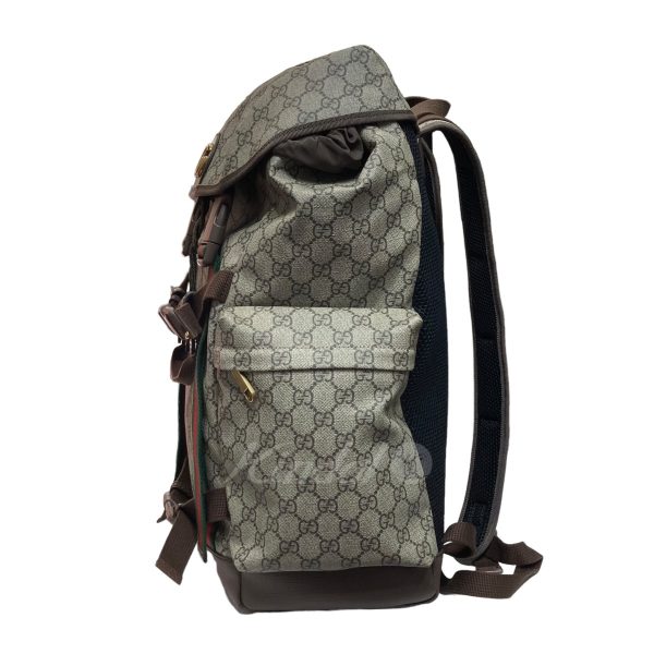 8078000290457 5 GUCCI GG Skateboard Backpack Beige