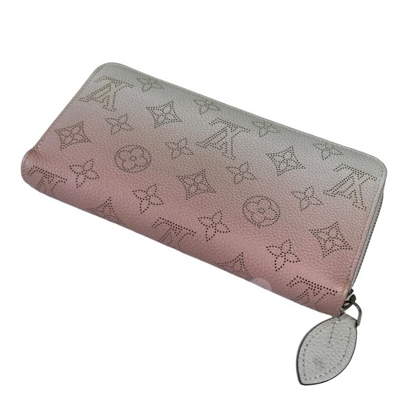 8079000456102 2 LOUIS VUITTON Zippy Wallet M80490 Mahina Gradient Pink