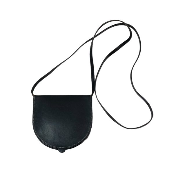 8079000473383 2 LOEWE Shoulder Heel Pouch Small Black