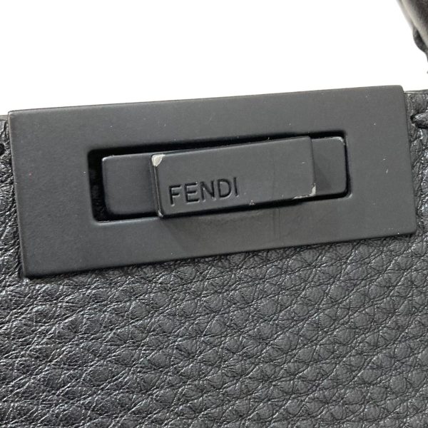 8079000481524 17 FENDI Peekaboo IseeU Medium Bag 2WAY Bag Black