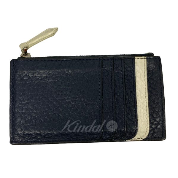 8080000312770 4 FENDI card case Blue Ivory